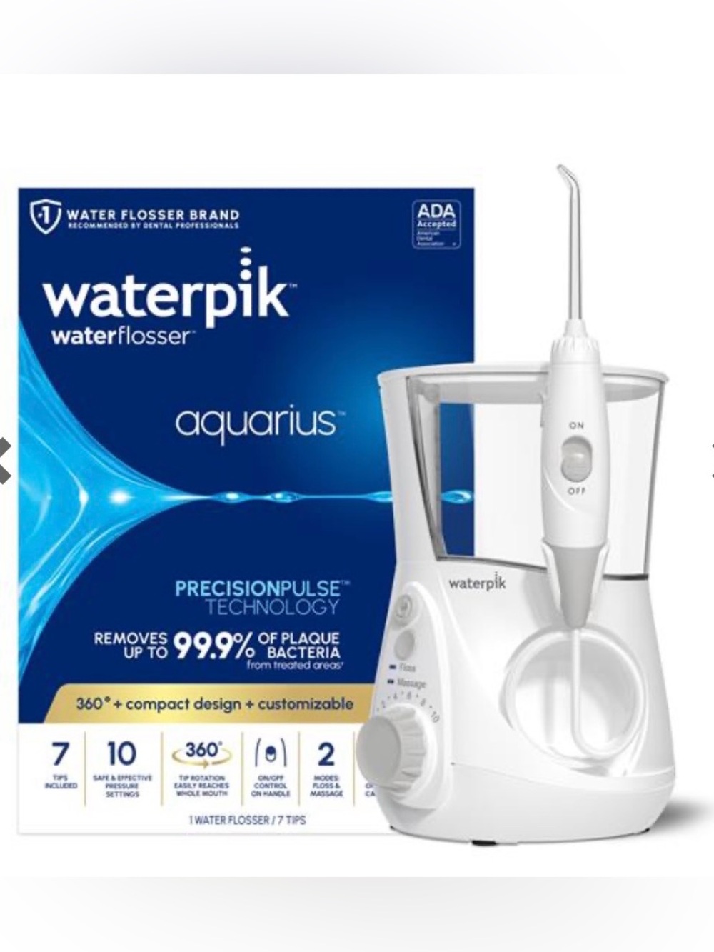 Waterpik Aquarius Water Flosser - White